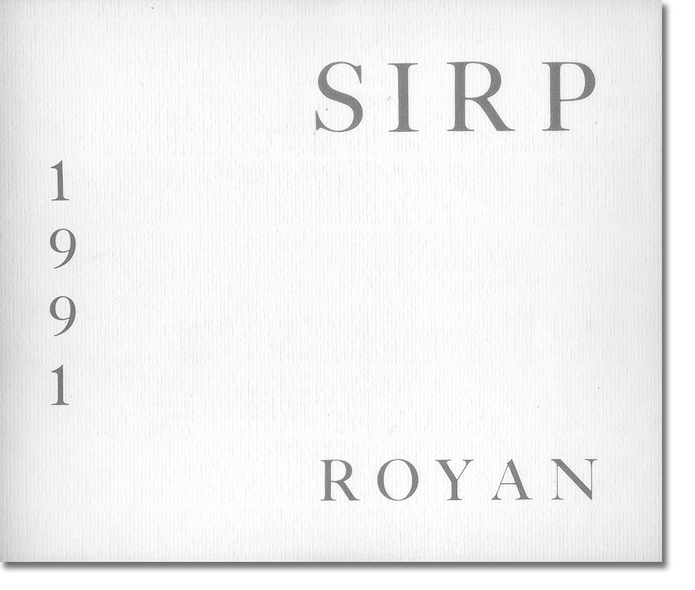 Catalogue du Salon de la Recherche Photographique
Royan, 1991