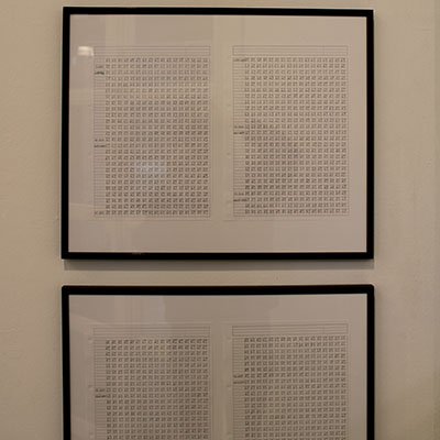 20 000 grains de sable - feuilles de comptage © phlp 2020