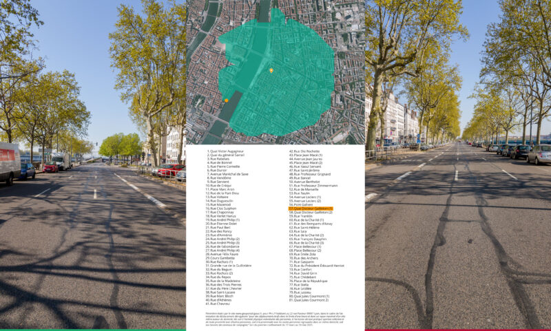 Déplacements dérogatoires- Quai Gailleton - © 2020