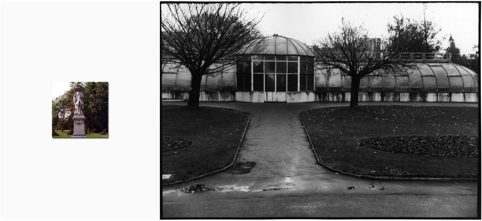 Vues de l'esprit - Statue de Jussieu, Parc de la Tête d'Or, Lyon - 1999-2003