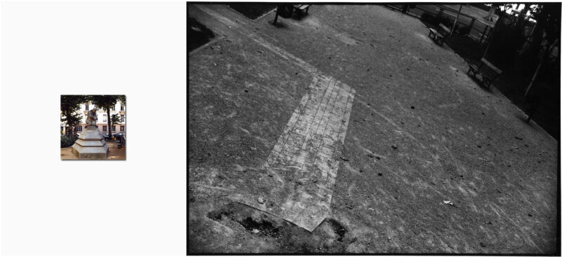 Vues de l'esprit - Statue La pensée, place Ollier, Lyon - 1999-2003