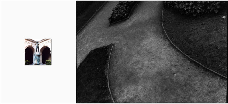 Vues de l'esprit - Statue du Jardin St Pierre, Lyon - 1999-2003