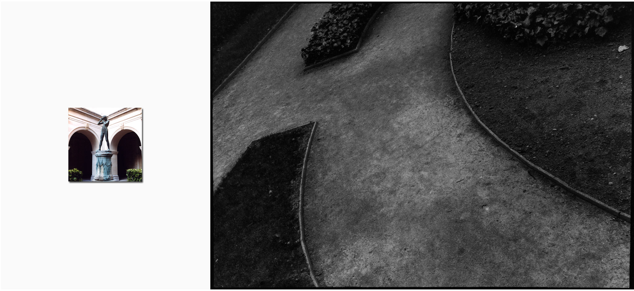 Vues de l'esprit - Statue du Jardin St Pierre, Lyon - 1999-2003